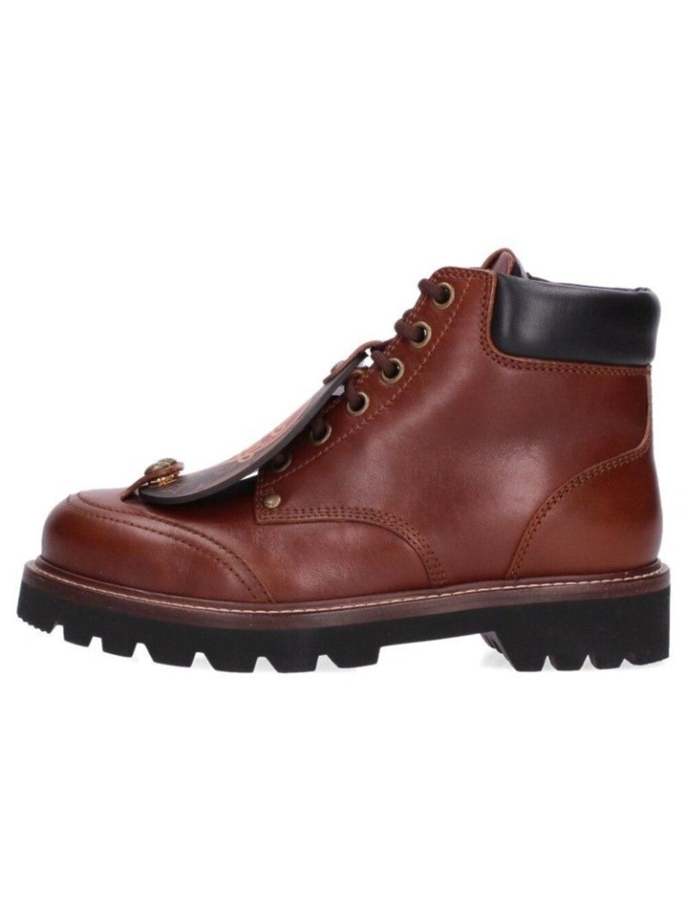Louis Vuitton NIGO Oberkampf Line Logo Print Lace-up Boots